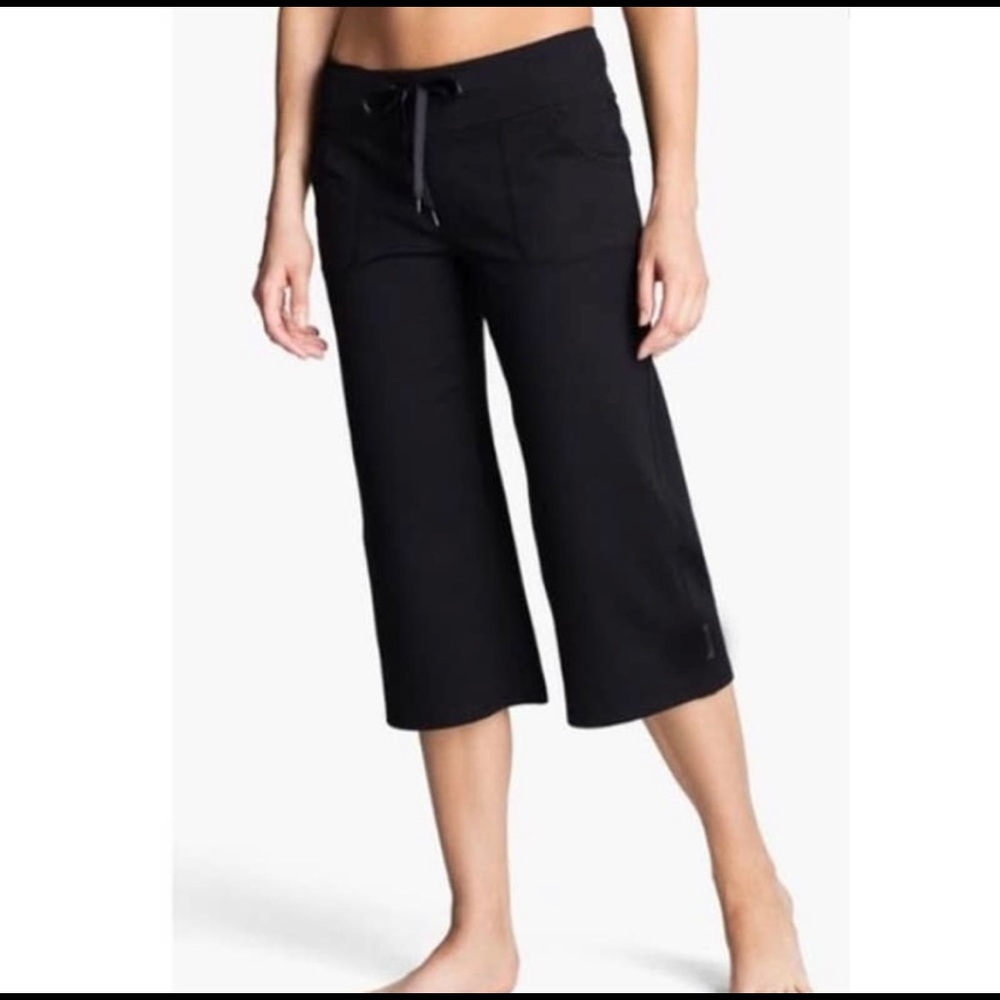 NWT Zella 'Soul' Brown Cropped Wide Leg Pants, sz 6